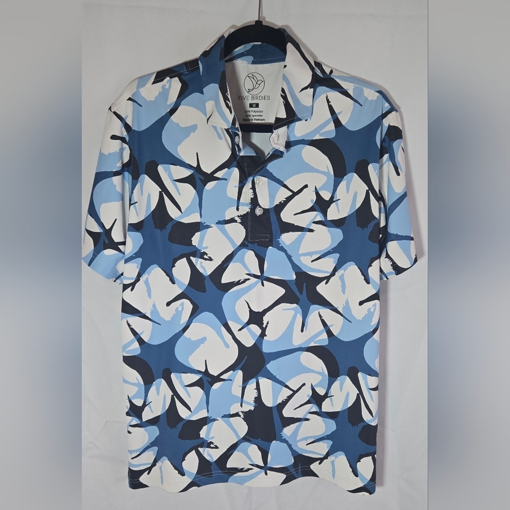 Five Birdies Men's Aloha Shirt